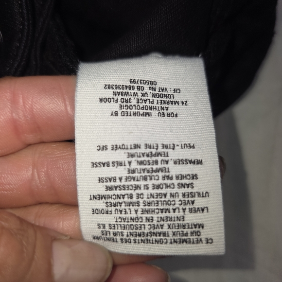 Anthropologie Pilcro and the letterpress‎ Shorts Stet Womens 26 Black - Picture 9 of 11